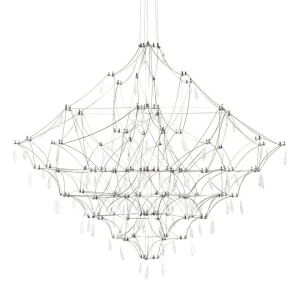 King Home Lampa wisząca CONSTELATION 200 - LED, stal szczotkowana