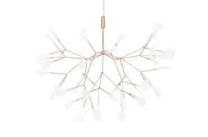 King Home Lampa wisząca FLORA 50 miedziana - LED, metal