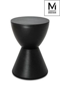 Modesto Design stołek TAMBURO czarny - polipropylen