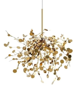 King Home Lampa wisząca MONETE SINGLE złota - metal