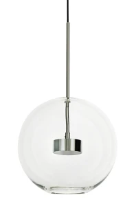 King Home Lampa wisząca CAPRI chrom - 60 LED, aluminium, szkło