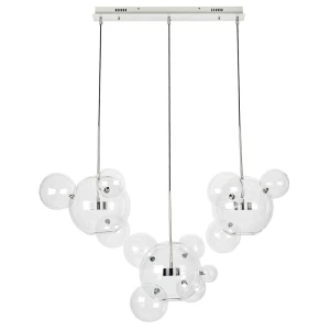 King Home Lampa wisząca CAPRI LINE 3 chrom - 180 LED, aluminium, szkło