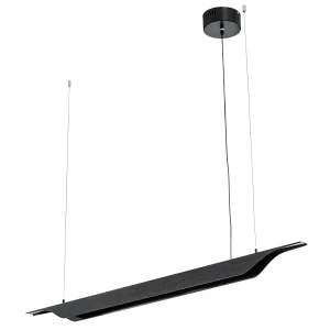 King Home Lampa wisząca VERTIGO czarna - LED, aluminium