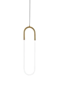 King Home Lampa wisząca PUZO LED S złota