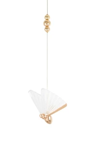 King Home Lampa wisząca BUTTERFLY S różowe złoto
