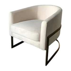 King Home Fotel CASSIA VELVET beżowy