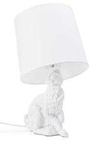 King Home Lampa biurkowa RABBIT - biała