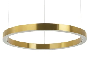 King Home Lampa wisząca RING 80 złota - LED, stal