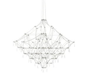 King Home Lampa wisząca CONSTELATION 77 - LED, stal szczotkowana