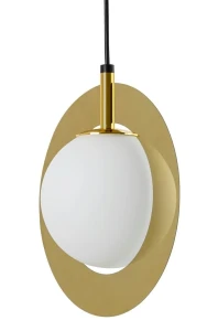 King Home Lampa wisząca AURORA złota - szkło, metal