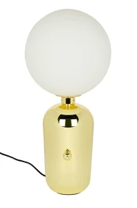 King Home Lampa biurkowa BOY Fi 25 złota - LED, metal, szkło