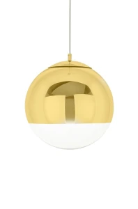 King Home Lampa wisząca REFLEX UP 20 złota - szkło
