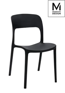 Modesto Design krzesło ZING czarne - polipropylen