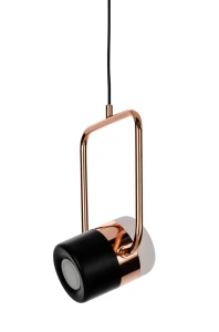 King Home Lampa wisząca BLINK 1 czarna - LED, metal