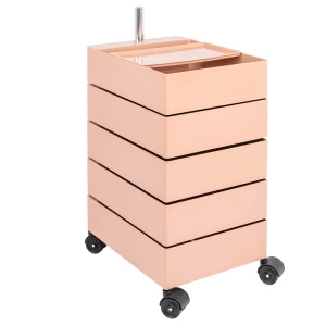 King Home Szafka CUPBO 360 różowa  - abs, kółeczka