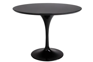 King Home Stół TULIP czarny 100CM - MDF