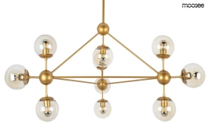 King Home MOOSEE lampa wisząca ASTRIFERO 10 złota / bursztynowa