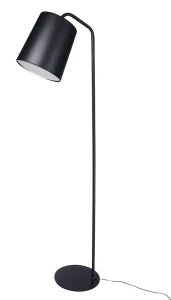 King Home Lampa podłogowa FLAMING czarna