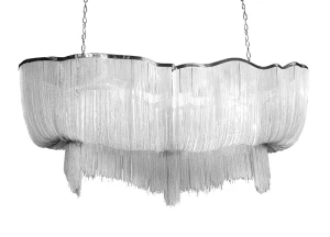 King Home Lampa wisząca ATLANTA LONG - aluminium, stal