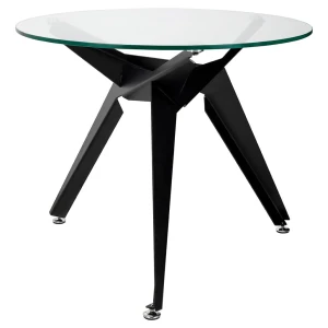 King Home Stół CRAB 90 czarny