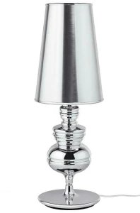 King Home Lampa biurkowa QUEEN 18 chromowana