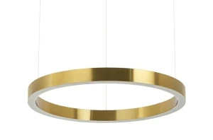 King Home Lampa wisząca RING 60 złota - LED, stal