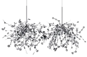 King Home Lampa wisząca MONETE chromowana - metal