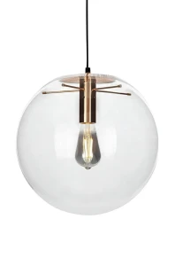 King Home Lampa wisząca SANDRA 35 miedziana - szkło, metal