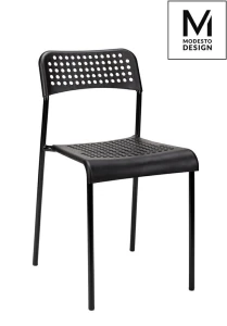 Modesto Design krzesło DAVIS czarne - polipropylen, metal
