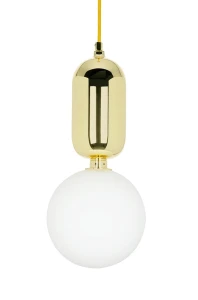 King Home Lampa wisząca BOY S Fi 18 złota - LED, szkło, metal