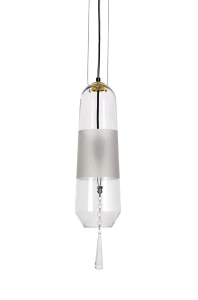 King Home Lampa wisząca NEWEL transparentna - szkło