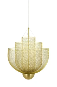 King Home Lampa wisząca ILLUSION S 45 złota - LED, metal