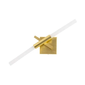 King Home Kinkiet CANDELABR WALL złoty - aluminium, szkło