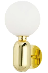 King Home Kinkiet BOY Fi 14 złoty - LED, szkło, metal