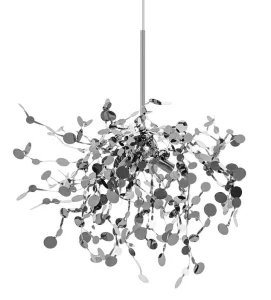 King Home Lampa wisząca MONETE SINGLE chrom - metal