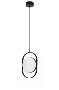 King Home Lampa wisząca SPINNER MINI 26 czarna - LED, aluminium