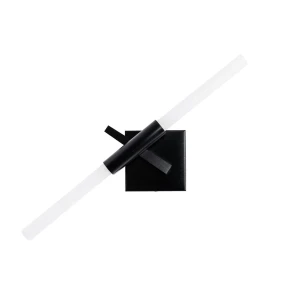 King Home Kinkiet CANDELABR WALL czarny - aluminium, szkło