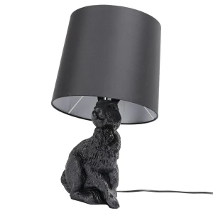 King Home Lampa stołowa RABBIT - czarna