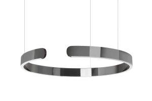 King Home Lampa wisząca VISTA 40 grafitowy chrom