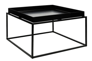 King Home Stolik RITTA XXL czarny - metal