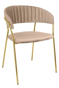 King Home Krzesło MARGO khaki / beżowe