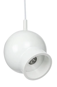 King Home Lampa wisząca OJO LOONG biała - LED,metal