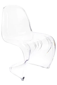 King Home Krzesło HOVER PC transparentne - poliwęglan