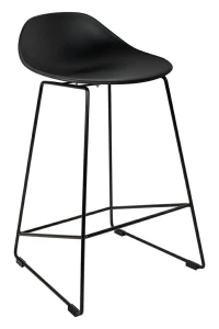 King Home Krzesło barowe ALTO 66 czarne