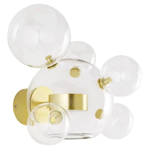 King Home Kinkiet CAPRI WALL 6 złoty - 60 LED, aluminium, szkło