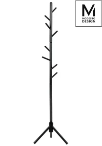 Modesto Design wieszak stojący STICK czarny - drewno bukowe