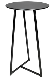 King Home Stolik ALLEN 60 czarny - MDF, metal