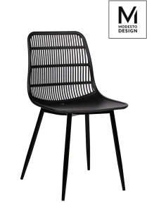 Modesto Design krzesło BASKET czarne - polipropylen