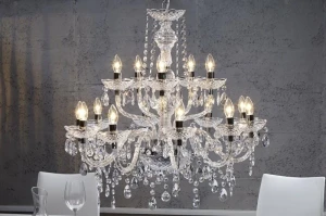 INVICTA lampa wisząca DIAMONDS 15  - transparentny