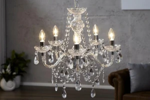 INVICTA lampa wisząca DIAMONDS 5  - transparentna